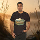 Fishing on Lake T-Shirt – Vintage Sunset Tee for Outdoors Lovers