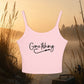 Gone Fishing Tank Top — Women's Spaghetti Strap Crop Tank