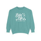 Lake Life Cozy Garment-Dyed Crewneck Sweatshirt