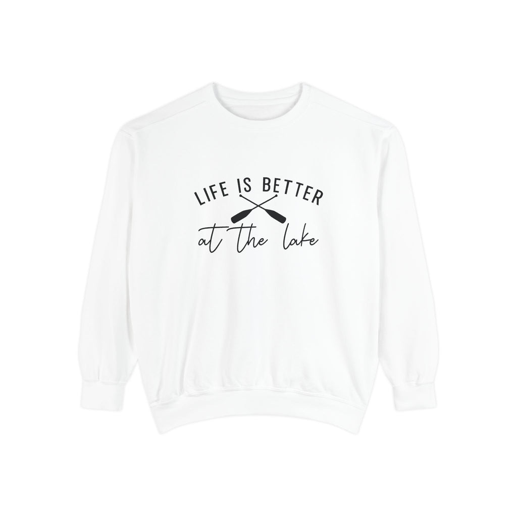 Life Is Better at the Lake Cozy Cabin Crewneck