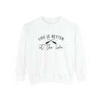 Life Is Better at the Lake Cozy Cabin Crewneck