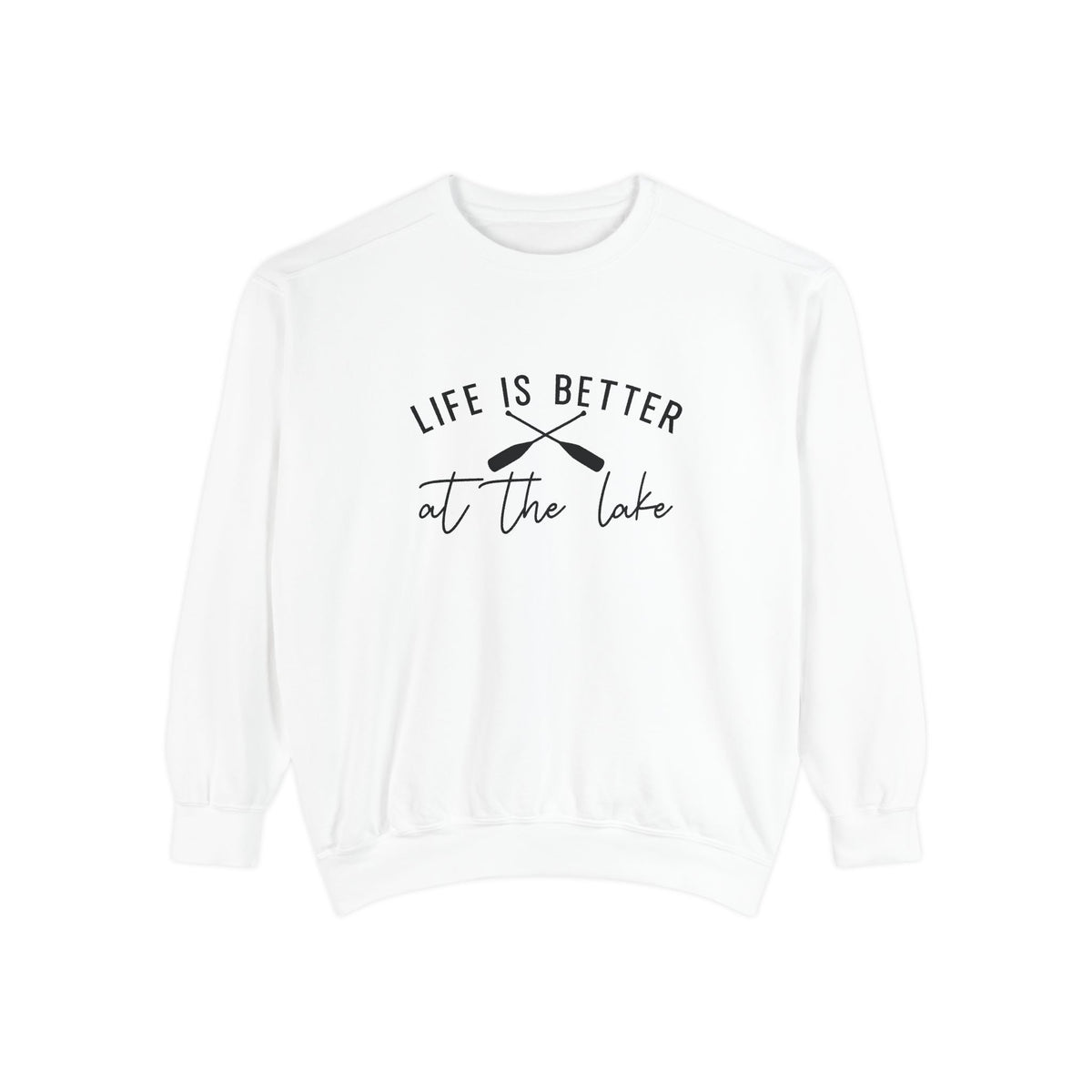 Life Is Better at the Lake Cozy Cabin Crewneck