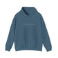 Wave Line Embroidered Hoodie — Minimalist Ocean Graphic Pullover