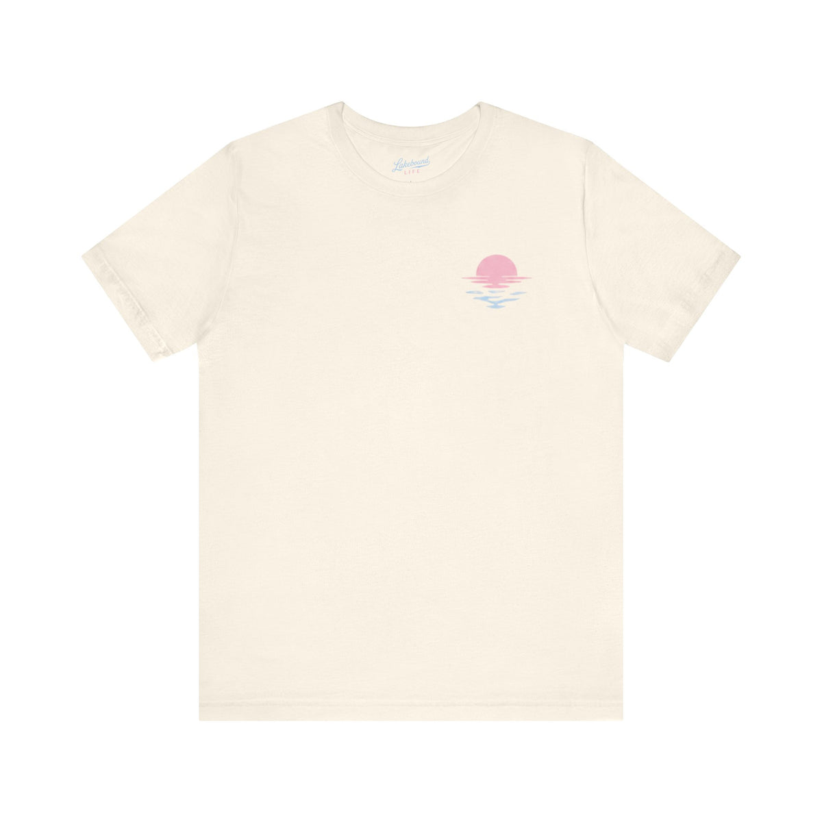 Pastel Sunset LakeBound Life Tee