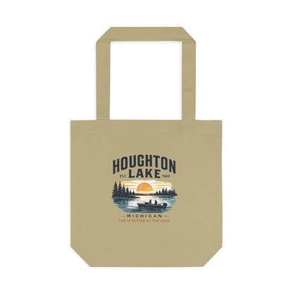 Houghton Lake Sunset Tote Bag