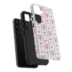 Coastal Lobster Stripe | Tough Phone Case