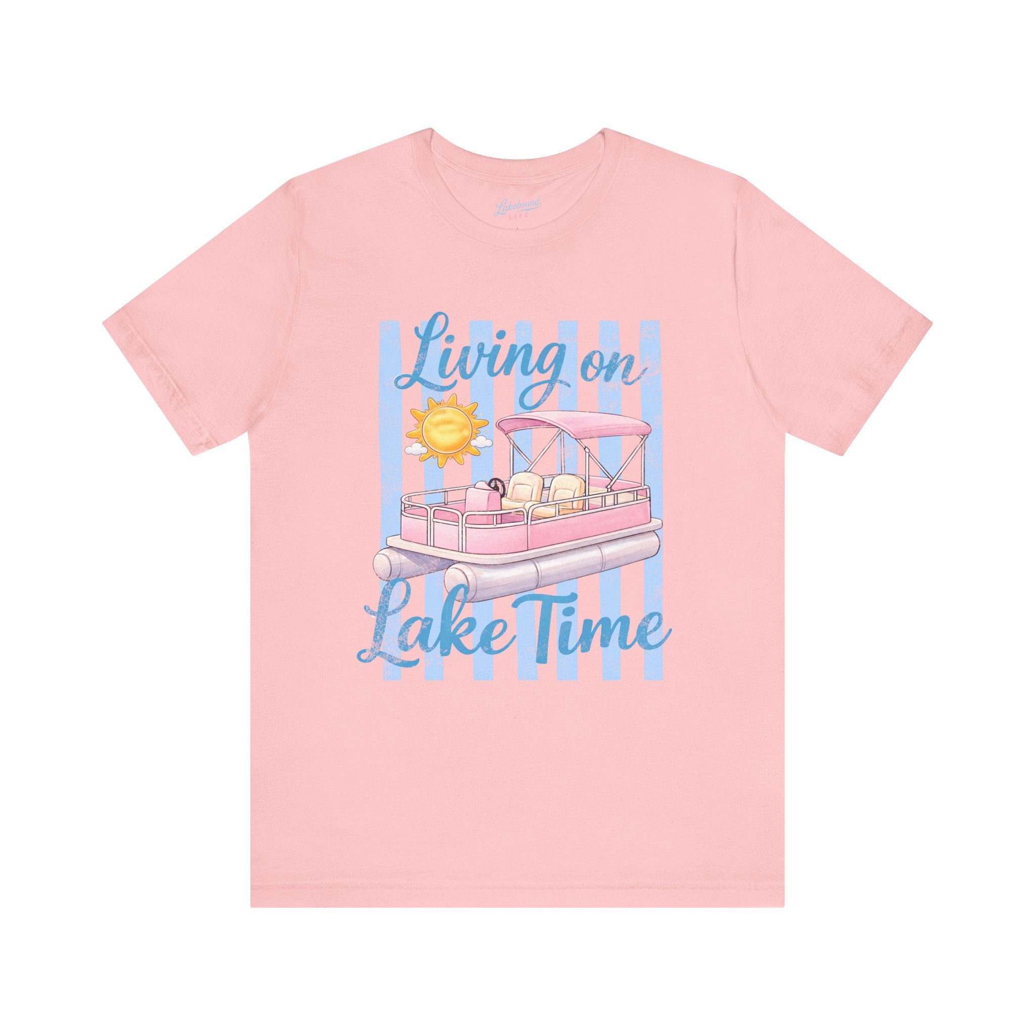 "Living on Lake Time" Pontoon T-Shirt
