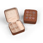 Compact Coastal Sea Shells Jewelry Travel Organizer