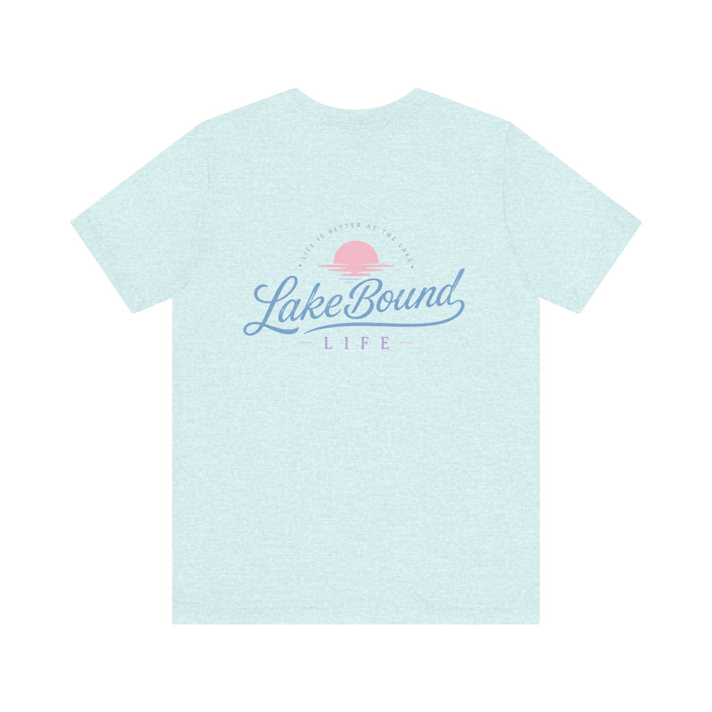 Pastel Sunset LakeBound Life Tee