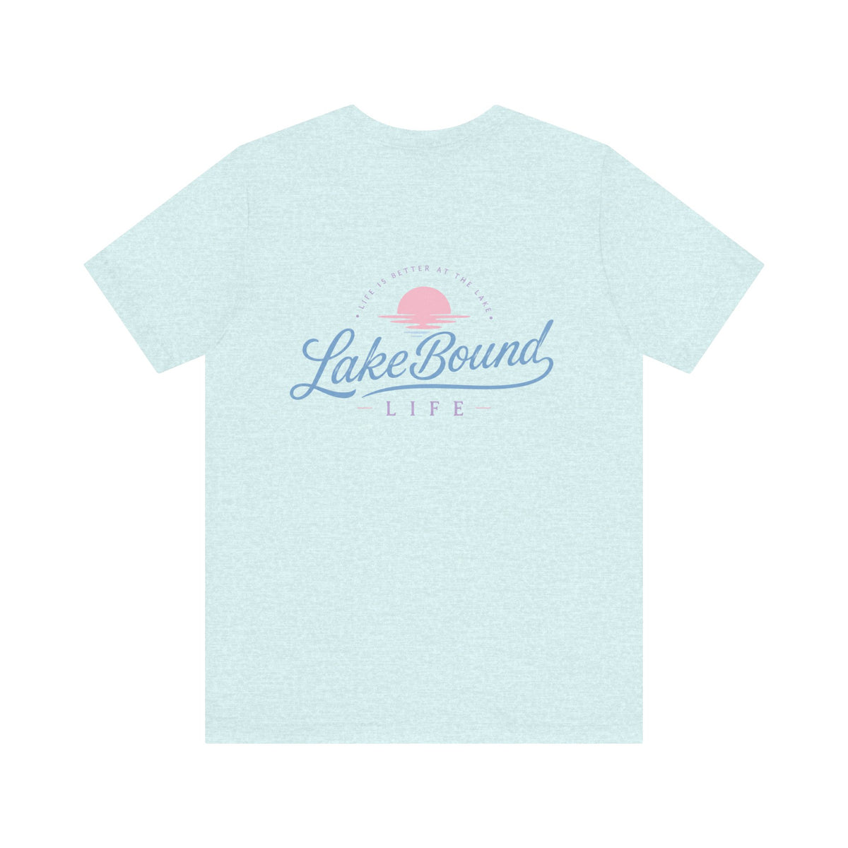 Pastel Sunset LakeBound Life Tee