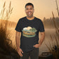 Fishing on Lake T-Shirt – Vintage Sunset Tee for Outdoors Lovers