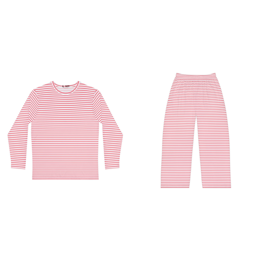 Red Stripped Loungewear Bundle