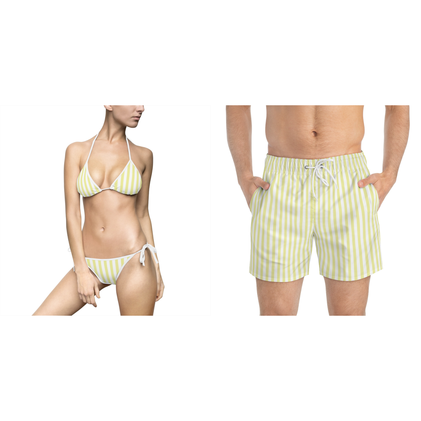Yellow Strip Swim Bundle