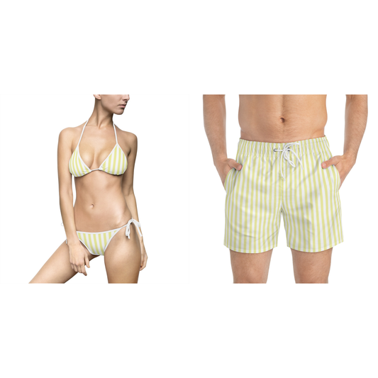 Yellow Strip Swim Bundle
